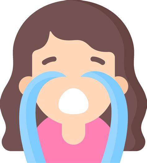 A woman crying with her hands over her eyes 53357101 Vector Art at Vecteezy