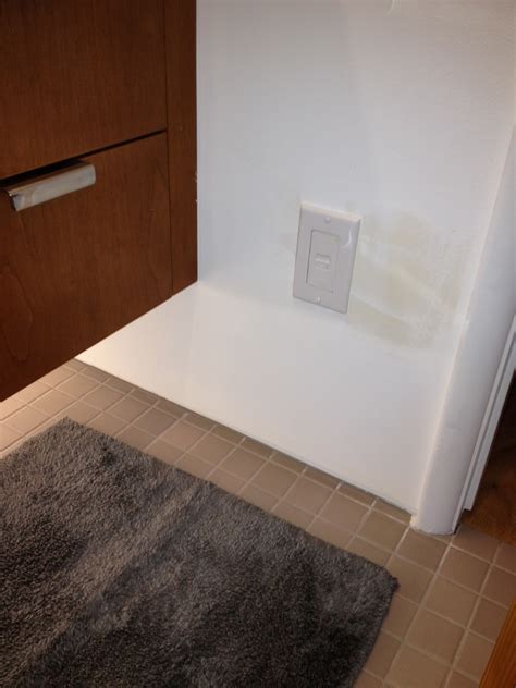 Bathroom Without Baseboards at Becky Uhl blog