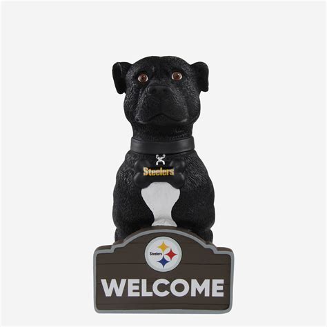 Pittsburgh Steelers American Staffordshire Terrier Statue FOCO