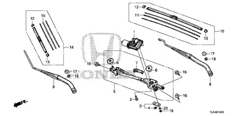 76622-TDK-J01 | RUBBER, BLADE (650MM) - Bernardi Parts Honda