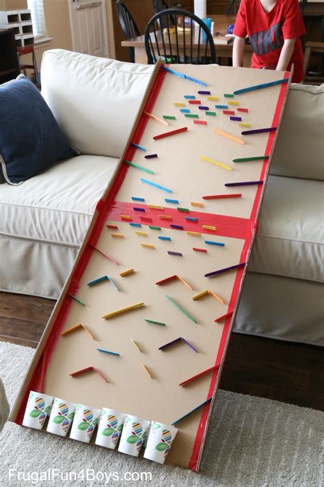 Turn a Cardboard Box into an Epic Marble Run - Frugal Fun For Boys and ...