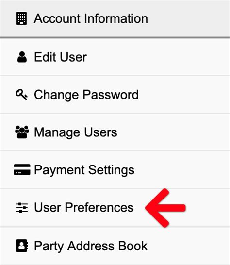 settings user preferences  select  defaults   application