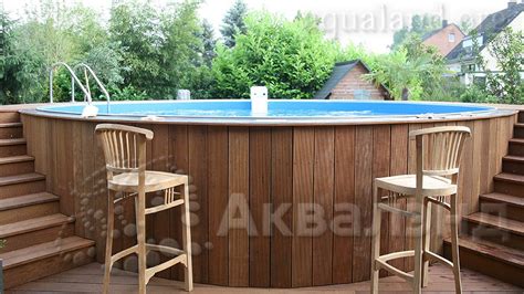 Каркасные бассейны для дачи, разборные прямоугольные и круглые - все ...
