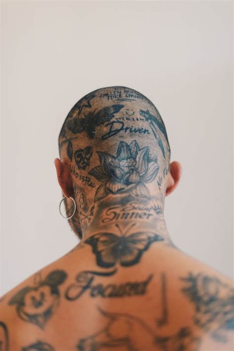 Back of the head Tattoo ideas | Head tattoos, Bald head tattoo, Tattoos