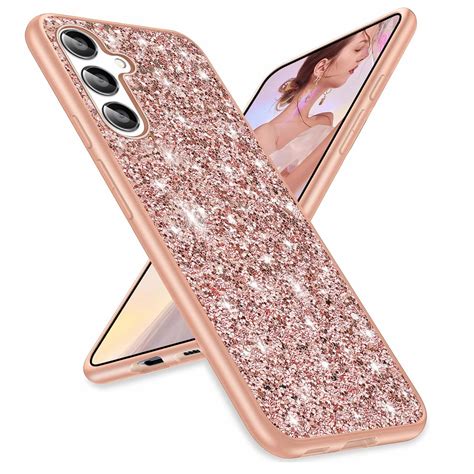 Decase Glitter Case for Samsung Galaxy A35 5G,Ultra Thin Slim Galaxy