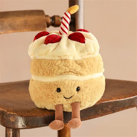 amuseables birthday cake soft toy jellycat lisa angel