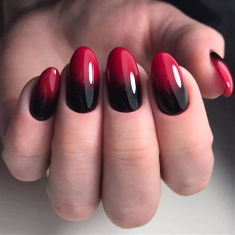 Дизайн ногтей красного цвета — лучшие идеи с фото | Ombre nail art ...