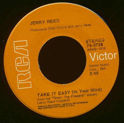 Jerry Reed 7inch: Alabama Wild Man - Take It Easy (7inch, 45rpm, PS ...