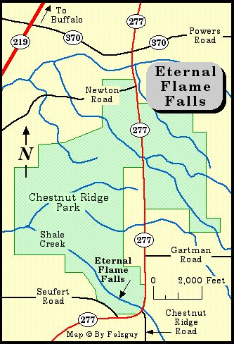 Eternal Flame Falls - Erie County, New York