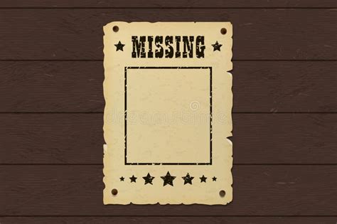 Missing Person Poster Stock Illustrations – 310 Missing Person Poster ... 