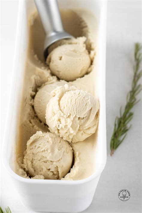 Rosemary Ice Cream - Ice Cream From Scratch