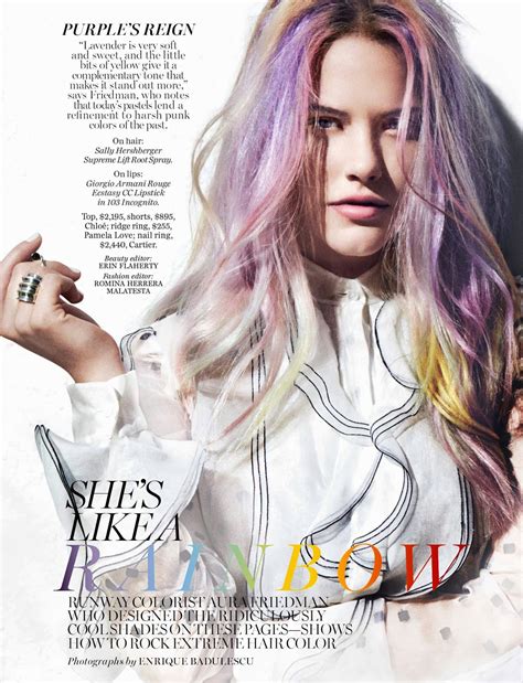 Ashley Smith by Enrique Badulescu Magazine Photoshoot For Marie Claire