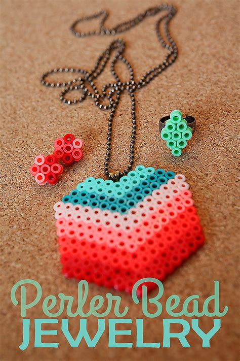 Perler Bead Jewelry - Eighteen25