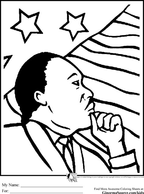 Dr Martin Luther King Jr Coloring Pages at GetColorings.com | Free