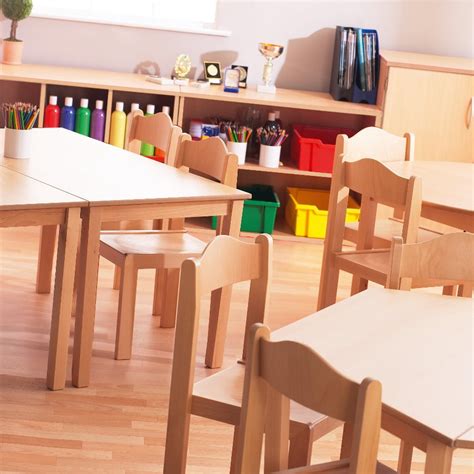 bergen rectangular wooden classroom table morleys bicester