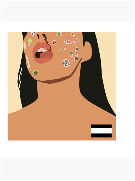 "Hot Girl Bummer Blackbear Album Cover Art " Poster by ResidentFangirl ...