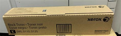 GENUINE XEROX 006R01561 / 6R1561 BLACK TONER CART. D95 D95A NEW SEALED ...