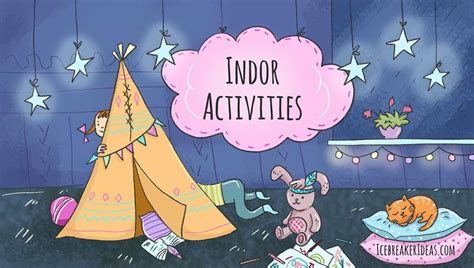 indoor activities  adults  kids icebreakerideas