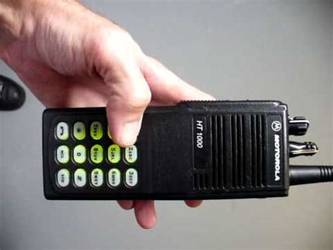 Motorola HT1000 1.MOV - YouTube