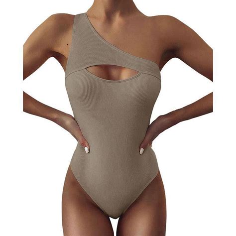 MSJUHEG One Piece Bathing Suit for Women,Hollow Monokini Swimwear