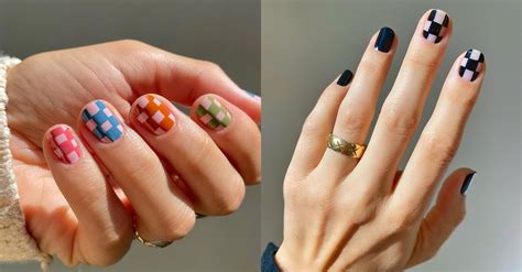 25 Geometric Nail Designs I'm Copying Immediately | Who What Wear
