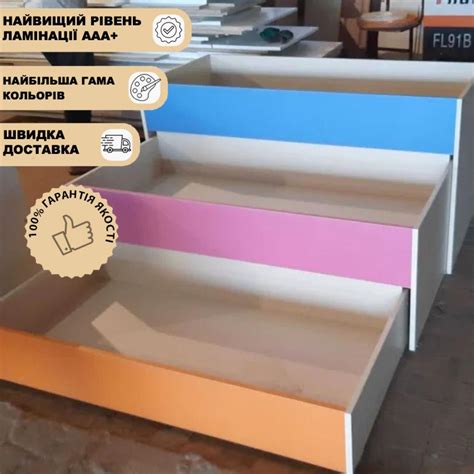 Кровать трехярусная выдвижная Радуга и детская кровать 3 яруса и ...