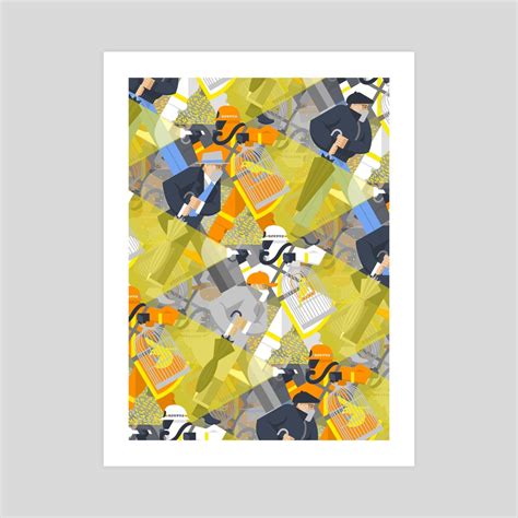 aum shinrikyo  art print  christian frederiksen inprnt