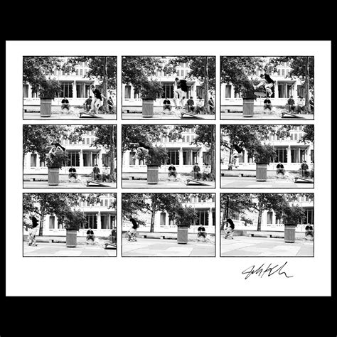Josh Kalis Treflip Sequence SIGNED 11X14, Love Park. 1999 – BLABACPHOTO