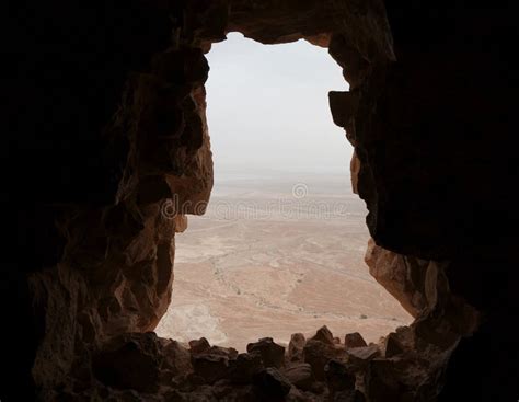 View on Dead Sea from Masada, Israel Stock Image - Image of masada ...