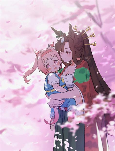 haru urara and akitsu teio (umamusume and 1 more) drawn by shirasu