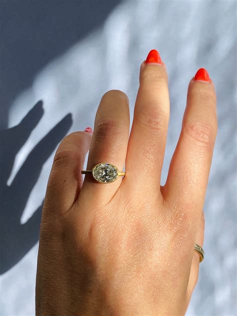 Bezel Setting Engagement Rings