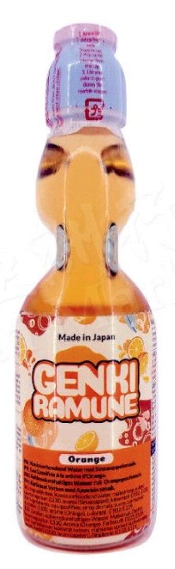 Genki Ramune Orange 200 ml | Toko Jaruwan