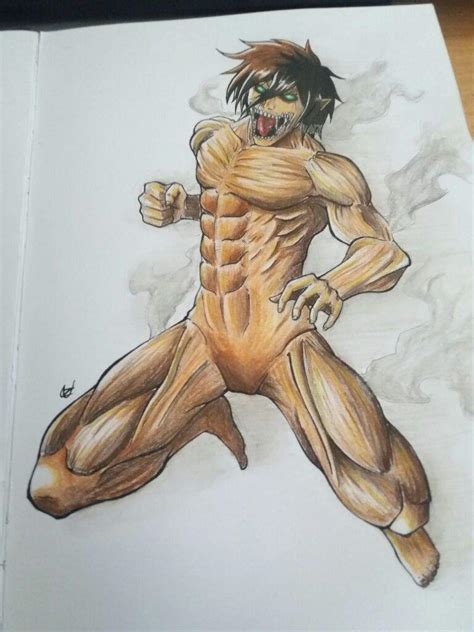 Eren Titan- drawing | Attack On Titan Amino