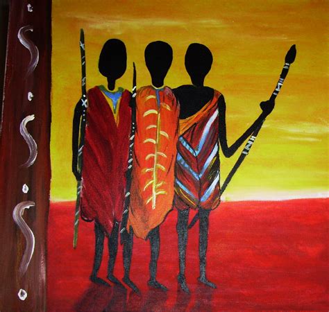As mais belas pinturas africana ~ Arte da África ~ Pinturas do AUwe