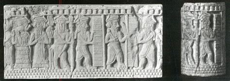 Cylinder with a ritual scene | Iran | Old Babylonian | The Metropolitan ...
