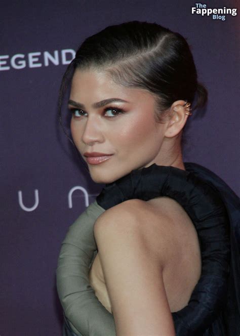 Zendaya Stuns in a Killer Draped Gown While Hyping Up the “Dune: Part