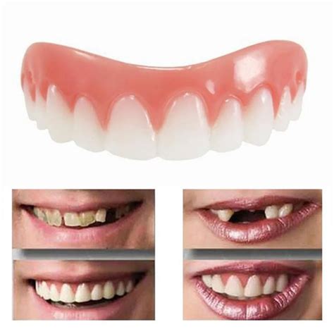 1 шт. зубной протез Smile Cosmetic Teeth удобный шпон покрытие верхнее ...