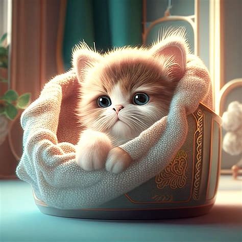 Download Ai Generated, Cat, Kitten. Royalty-Free Stock Illustration ...