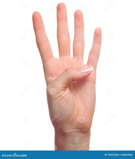 Number 4 Four White Old Metal Background Texture Stock Image ...