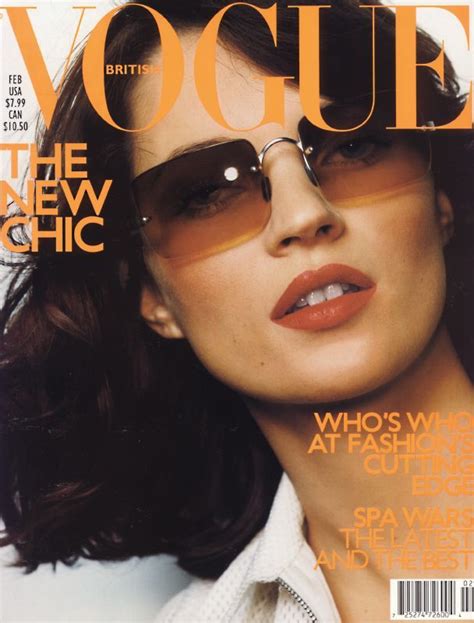 Kate Moss by Mario Testino Vogue UK February 2000 Fashion Magazine ...