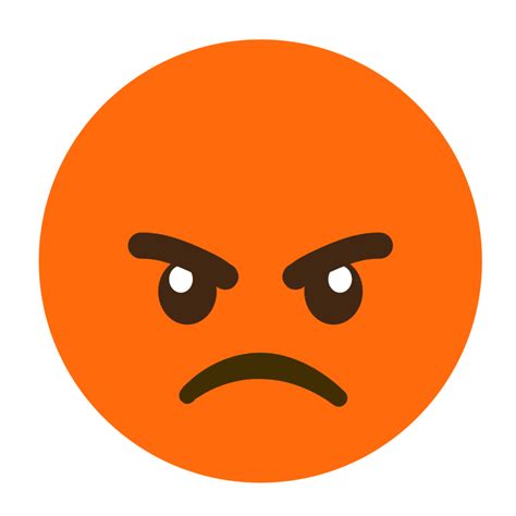 Angry face emoji PNG file 11997334 PNG