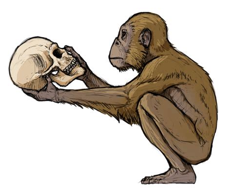 252MYA - Australopithecus afarensis - The Thinker by FabrizioDeRossi on ...