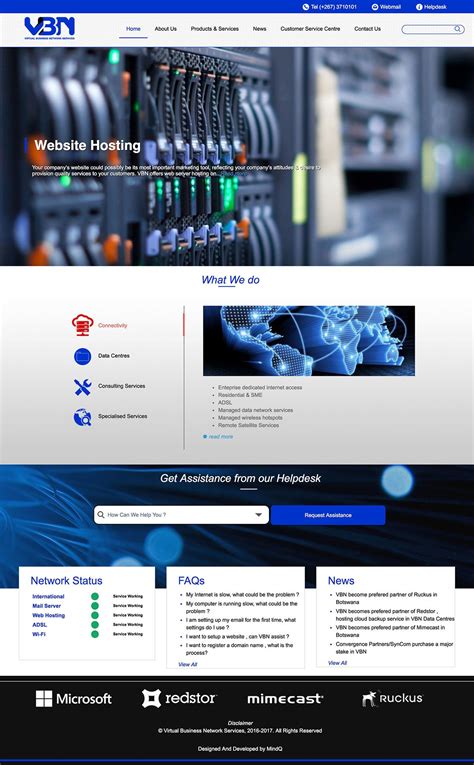VBN Services Website (2016) | MindQ
