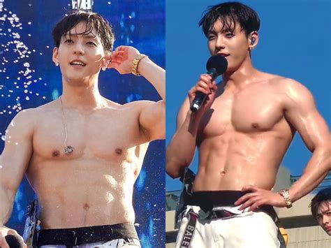 Ramai Terkesima, Minhyuk BTOB Tayang Badan Tegap & Sado Di ‘Waterbomb ...