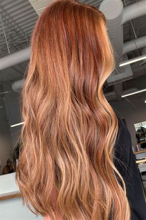 mejores ideas  el pelo rojo  reflejos rubios pelo rojo