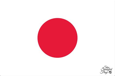 Flag of Japan - StarSpangledFlags.com