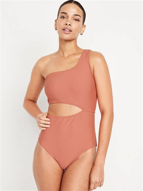 Side Cutout One-Piece Swimsuit — GAP (International)