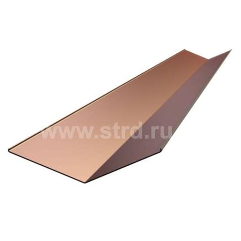 Ендова для металлочерепицы 300*300мм сталь 0.5мм Rooftop Кашемир ...
