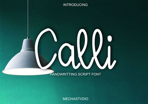 Calli Font by MechaStudio · Creative Fabrica