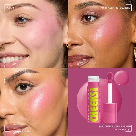 NYX Pro Makeup Fat Cheeks Juicy Plump Blush Plum Pop 8ml България